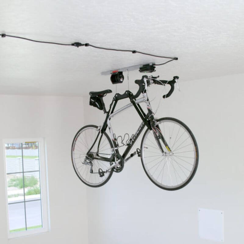garage smart bike lift road bike mylifter storage