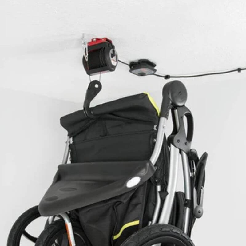 garage smart compact lifting hook baby stroller