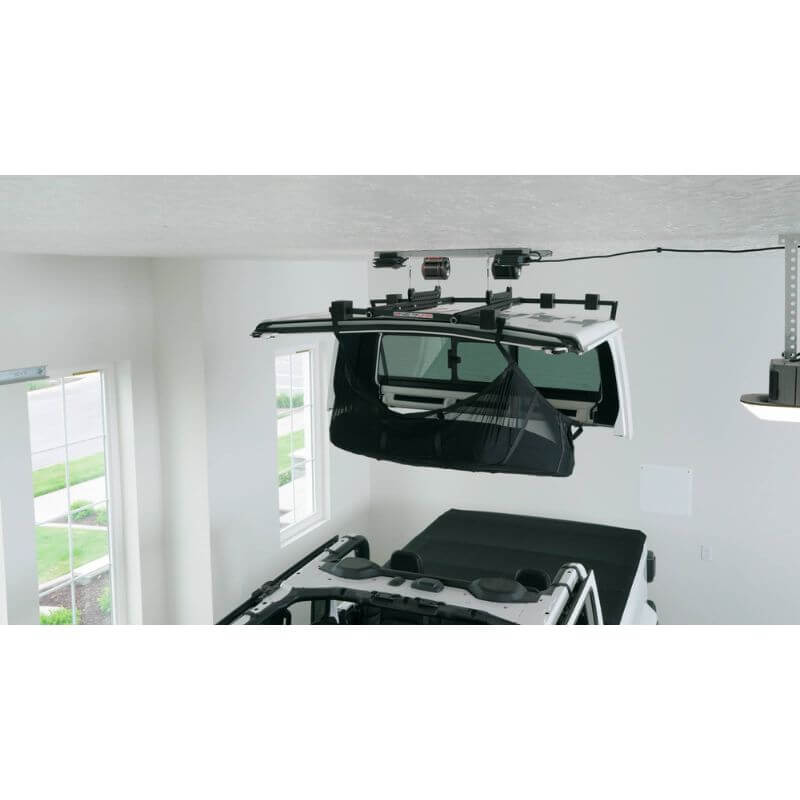 garage smart hard top lifter jeep gladiator storage
