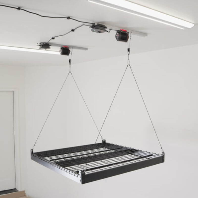 garage smart lift platform 4x4 empty view