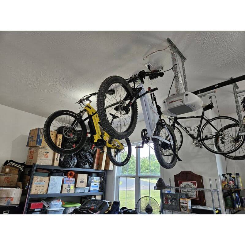 garage smart multi bike lifter ebike garage storage