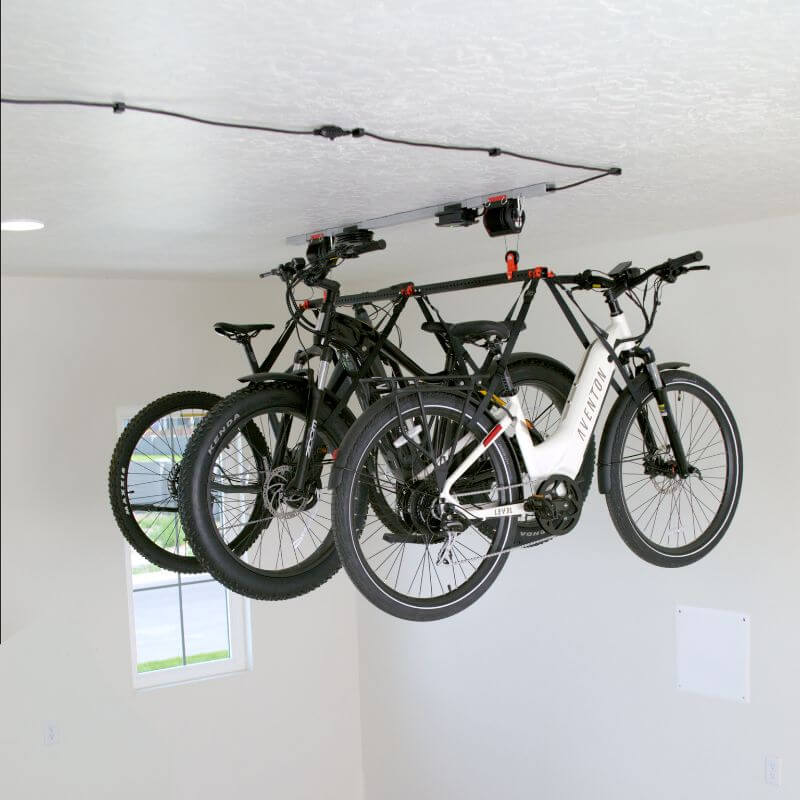 garage smart multi bike lifter mylifter ebikes
