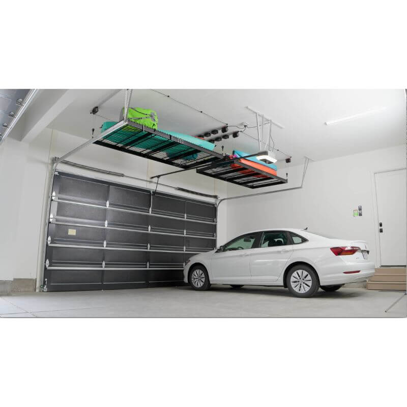 garage smart platform lifter dual rack setup car 4x8
