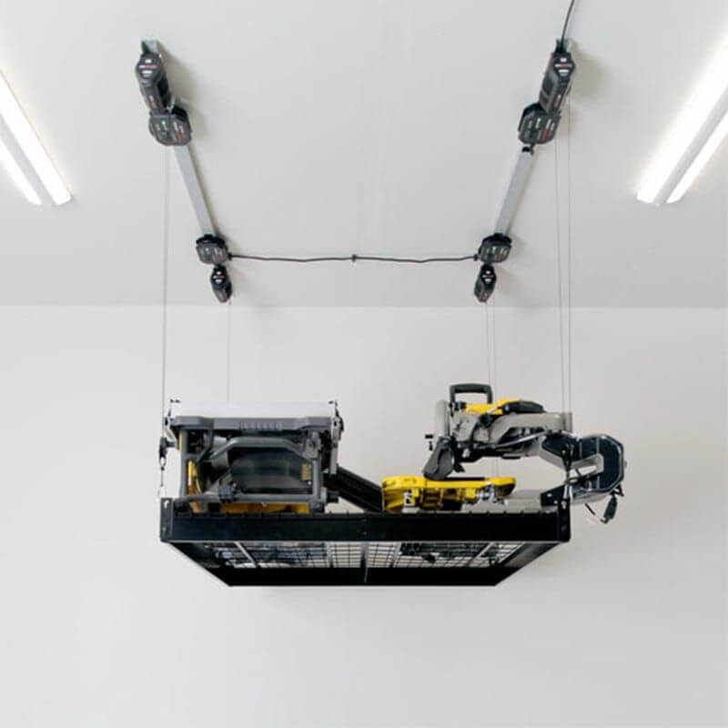 garage smart platform lifter power tools miter saw 4x8