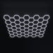 hexglow 50 hexagon led ceiling light 6500k cool white