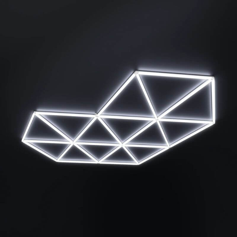 hexglow hexagon garage lights custom heart grid layout