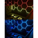 hexglow hexagon garage lights interior lounge display