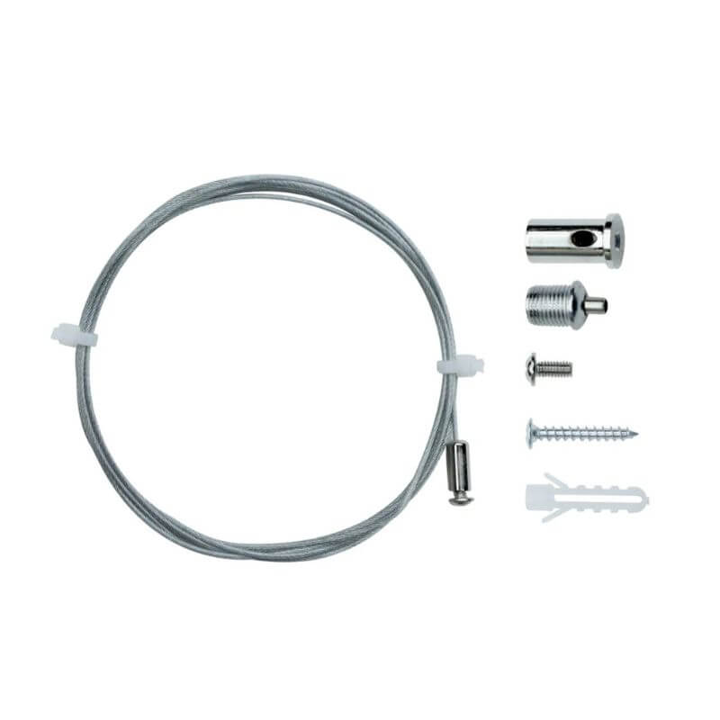 hexglow hexagon garage lights suspension cable mounting kit