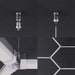hexglow led lights large hexagon ceiling panel installation guide