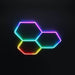 hexglow rgb hexagon led lights garage light panel