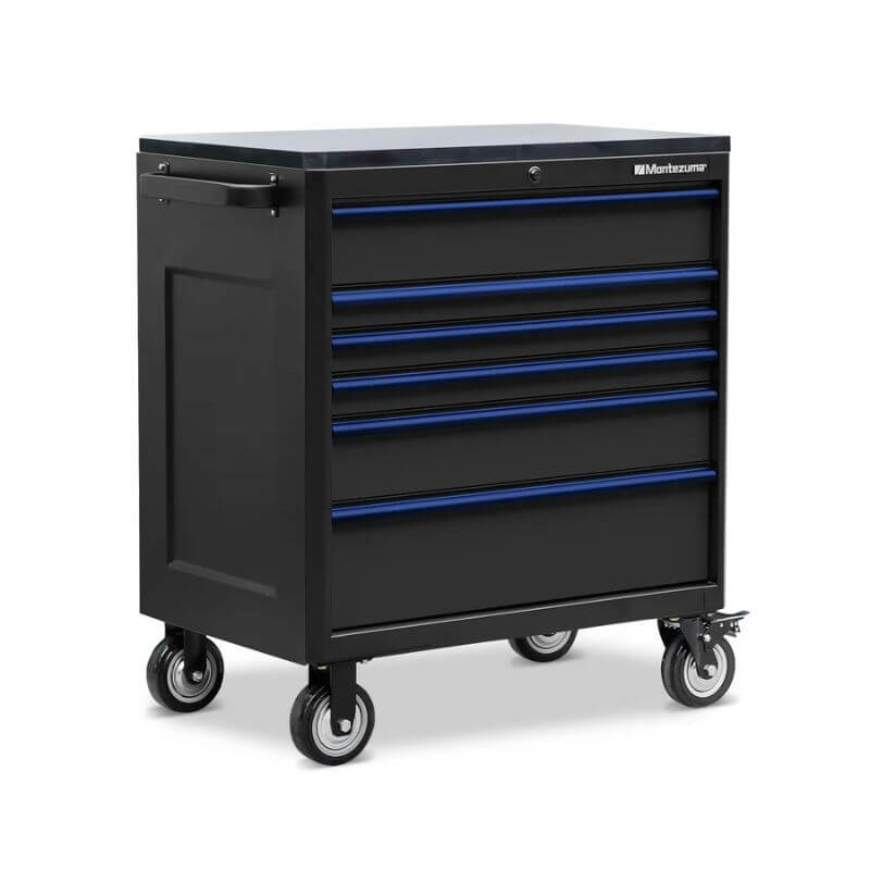 montezuma 36 tool box rolling 6 drawer tool cabinet 36 x 24 in