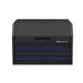 montezuma 36 tool box top chest black blue front