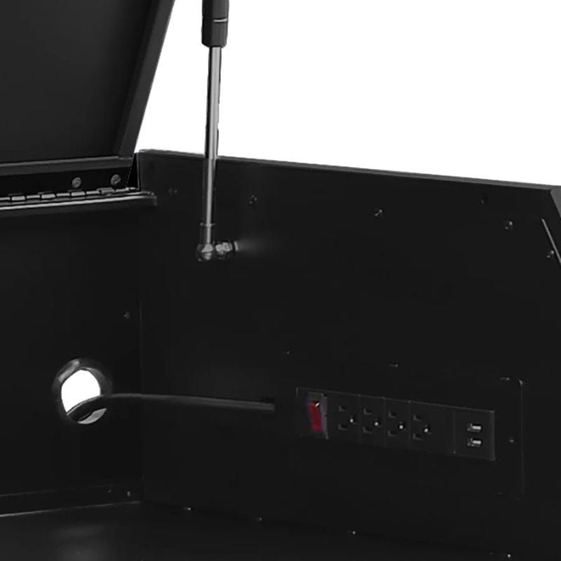 montezuma 46 x 24 inch tool chest integrated power bar