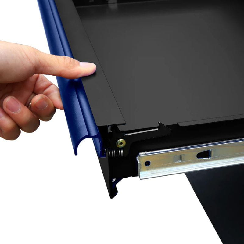 montezuma 46 x 24 inch tool combo drawer raise release latch