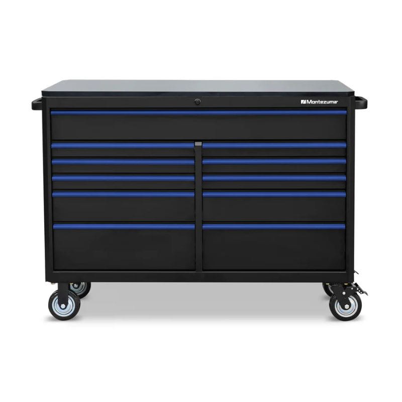 montezuma 56x24 11 drawer tool cabinet front view
