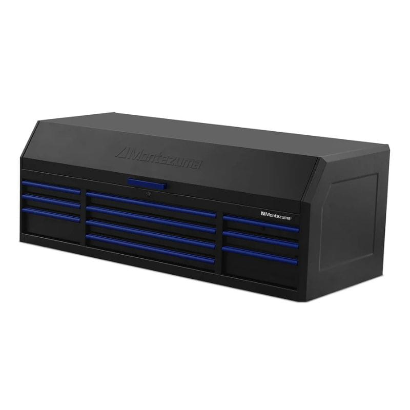 montezuma 72 inch 10 drawer tool chest left angle