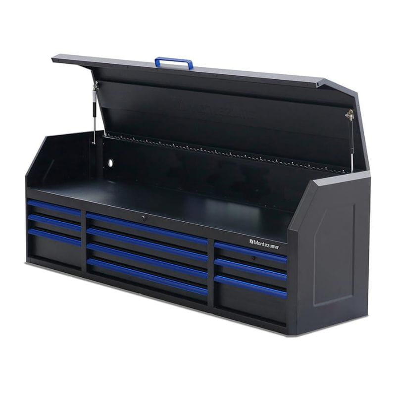 montezuma 72 x 20 10 drawer top tool chest