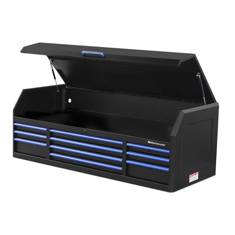 montezuma 72x 30 26 drawer tool chest top