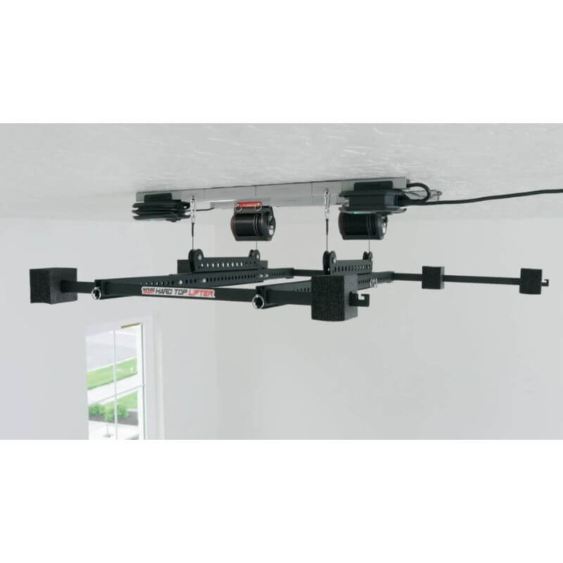 motorized hardtop hoist jeep gladiator garage install