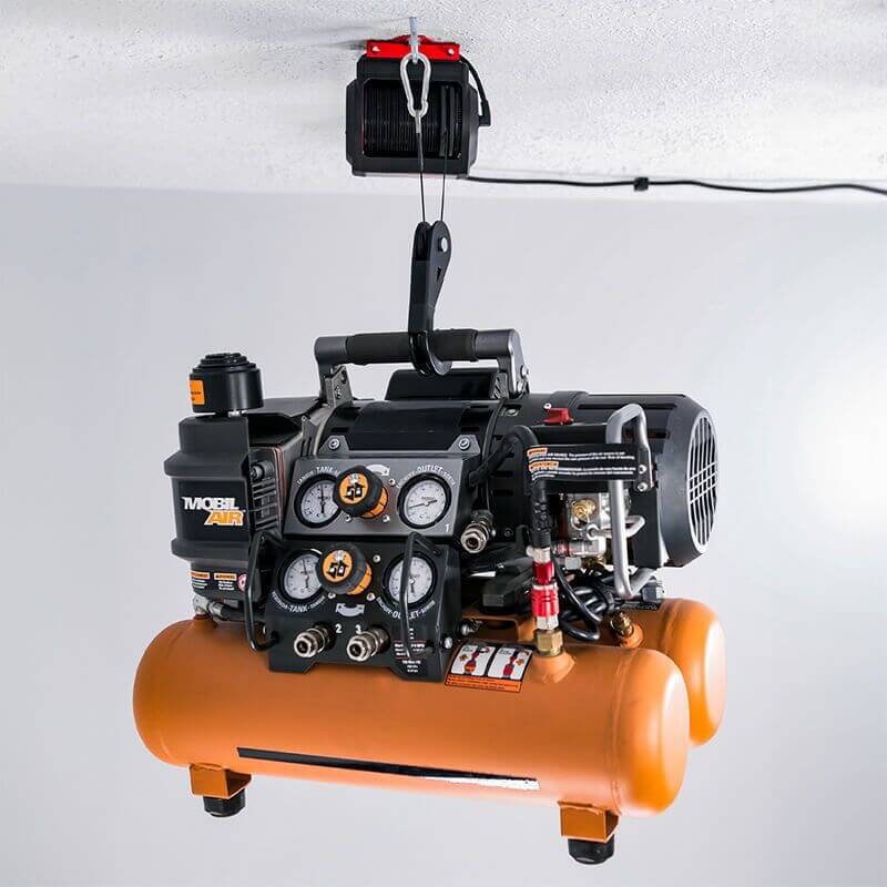 mylifter garage smart heavy air compressor ceiling lift