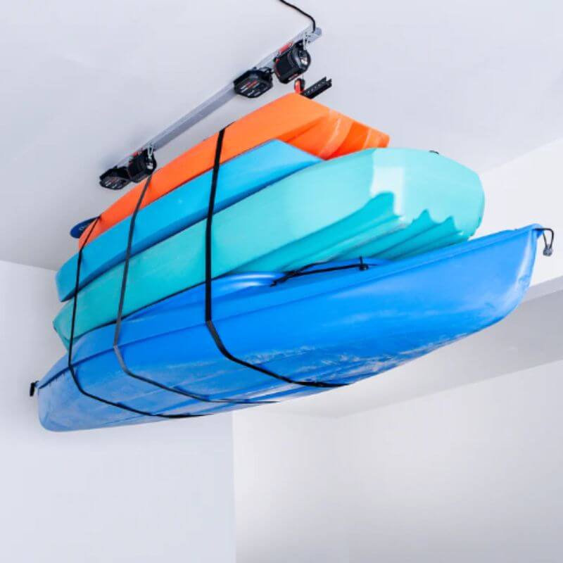 mylifter hd xl kayak rack garage storage system