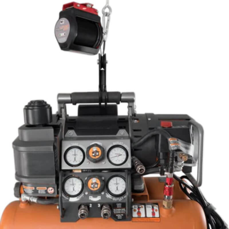 smarter home compact lifting hook air compressor