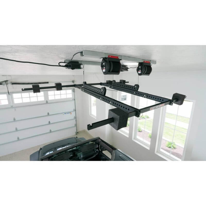 smarterhome hardtop lift app controlled garage storage